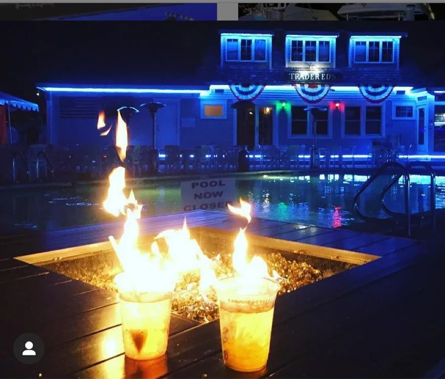 Firepit at Trader Ed's